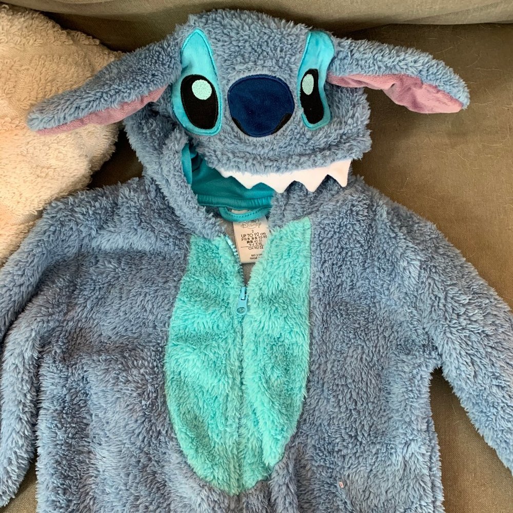 Disney Lilo & Stitch Onesie Costume Pajamas 2T